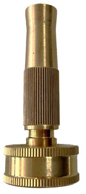 3" Brass Adj Twist Nozzle / 12