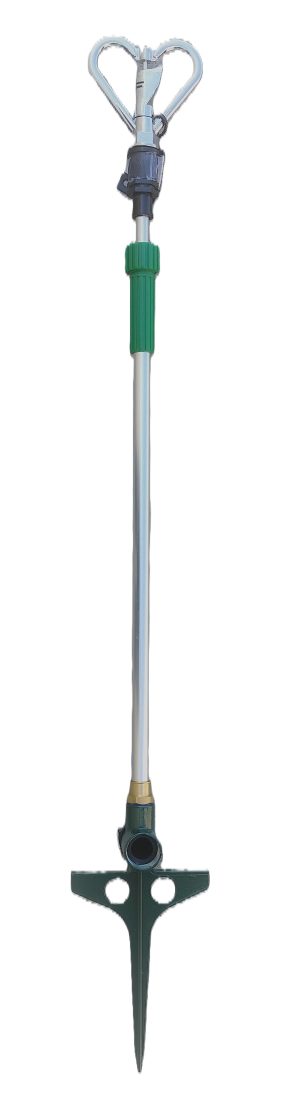 Chrome Sprinkler / Alum Ext / Step-On Spike / 24