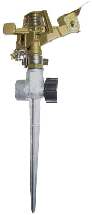 1/2" Metal Adj F/p Imp Sprinkler / Push-In Spike / 6C