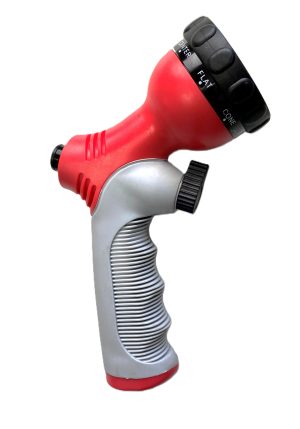 8 Pattern Plastic Push-Button Nozz w/ Flow Control / 5