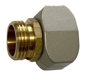 Metal Male Hose Mender / 5/8" Mht x 5/8"-3/4" H-Barb / 10