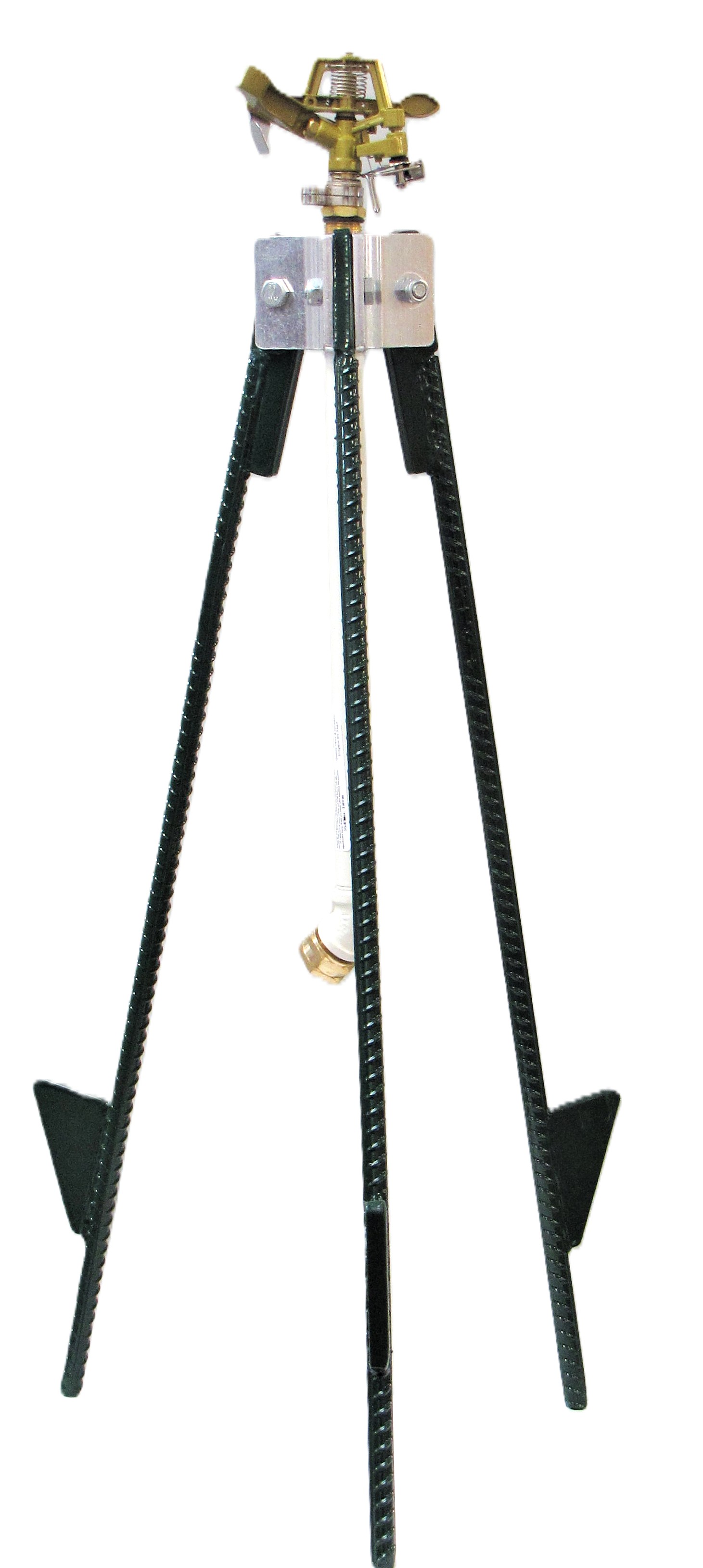 2-4' Steel Tripod w/ 1/2" Metal Adj Imp Sprinkler / 5/32' Nozz