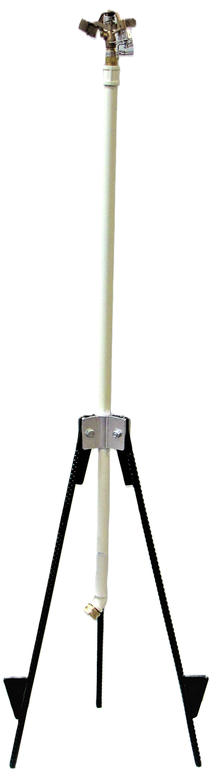 3-6' Steel Tripod w/1/2" Brass Adj Imp Sprinkler / 5/32" Nozz