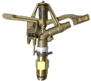 1-1/4" Brass Adj F/p Circle Imp Sprinkler / 9/16" Brass Nozz x 1/4" Spreader Nozz