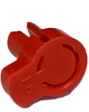 1/2"F 501F Friction Fit Plastic Red Nozz Only  - .062" (1.6Mm) / 100