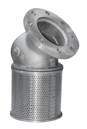 6" Sure-Flo® 45°Foot Valve Flanged