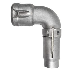 3" Ez-Latch Elbow 90°Hook and Latch Alum.